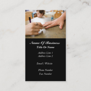 Nail Salon Business Card