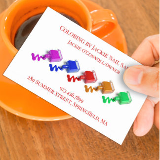 Nail Salon Business Card