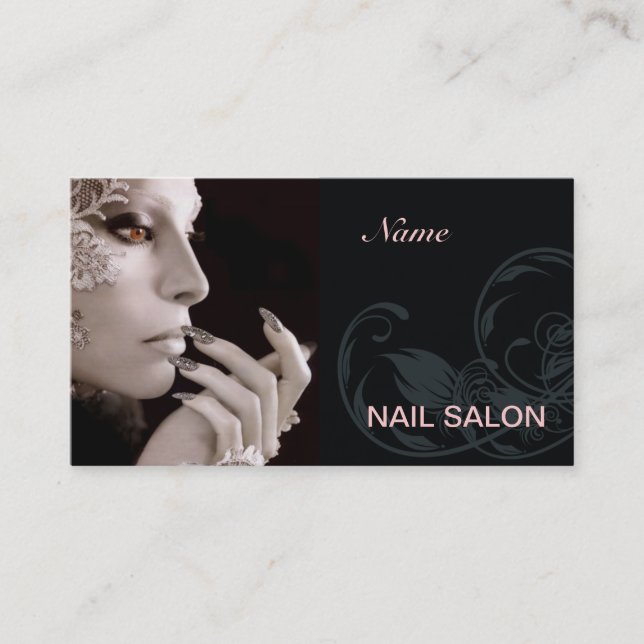 Nail Salon Business Card (Front)