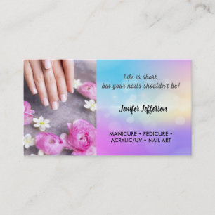 Nail Salon Business Card