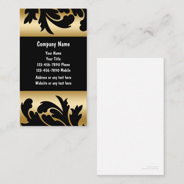 Nail Salon Business Cards (Front/Back)