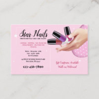 Nail Salon Business Cards