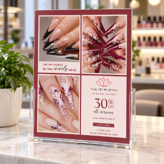 Nail Salon Flyer | Elegant Nail Art Promotion