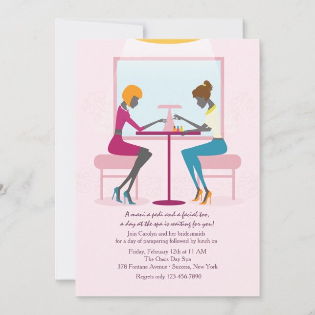 Nail Salon Invitation (Front)