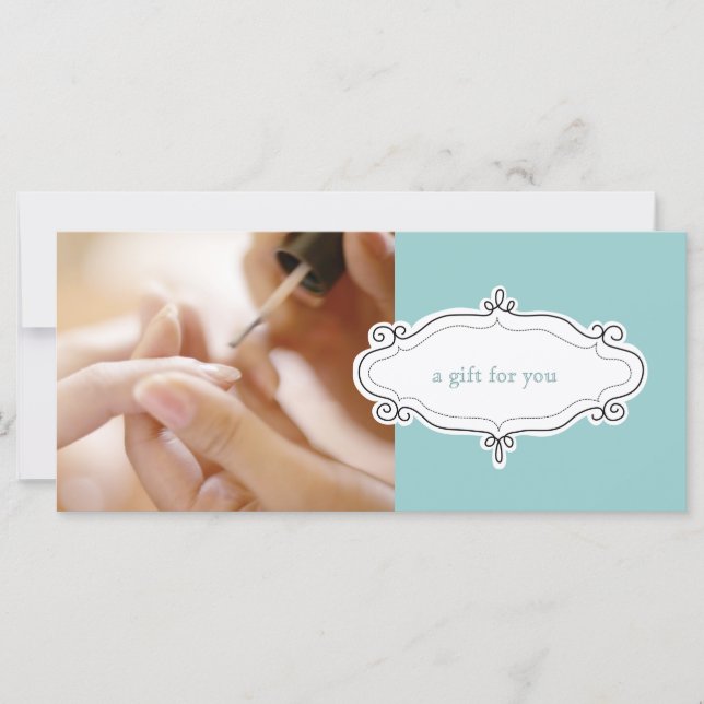 Nail Salon or Nail Studio Gift Certificates (Front)