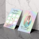 Nail Salon Polish Bottle Pastel Unicorn Splash Loyalty Card<br><div class="desc">Nail Salon Rose Gold Polish Bottle Unicorn Pastel Splash Manicurist Loyalty Cards.</div>