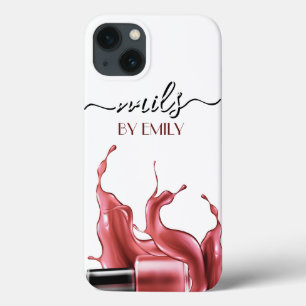 Nail Salon Polish Bottle Splash Pastel  iPhone 13 Case
