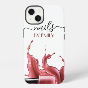 Nail Salon Polish Bottle Splash Pastel  iPhone 13 Case