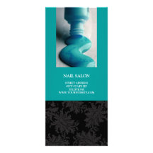 Nail Salon Services Price List {Teal Blue}
