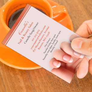 Nail Salon with Appointment Business Card