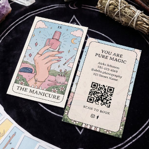 Nail Studio Boho Tarot Celestial Business Card
