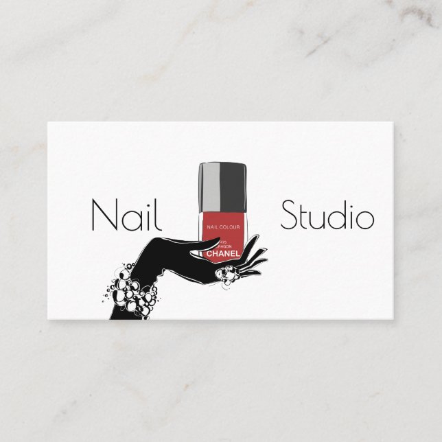 Nail Studio Business Card (Front)