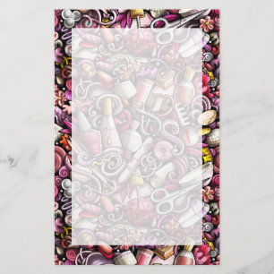 Nail Studio Pattern Stationery