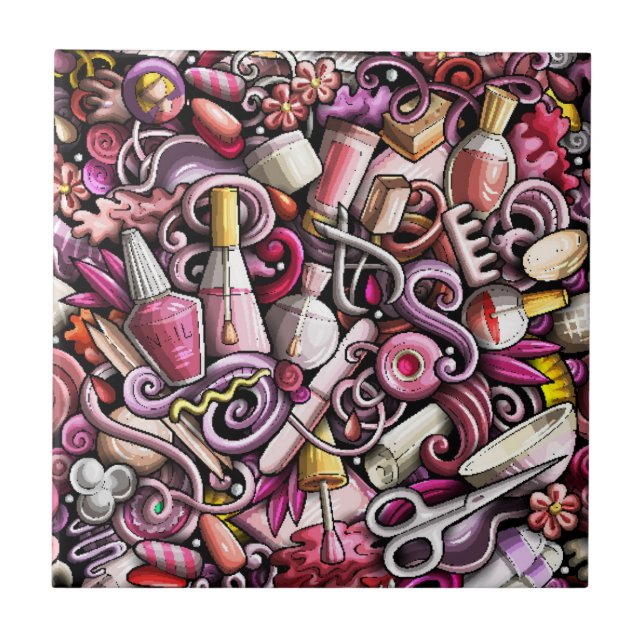 Nail Studio Pattern Tile (Front)