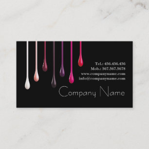 Nail Stylist / Professional Manicure Specialist Business Card
