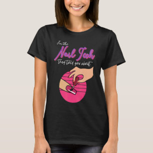 Nail Tech Artist Nail Technician Pedicurist Manicu T-Shirt