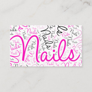 Nail tech business card