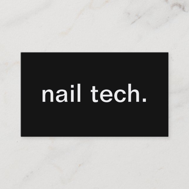 Nail Tech Business Card (Front)