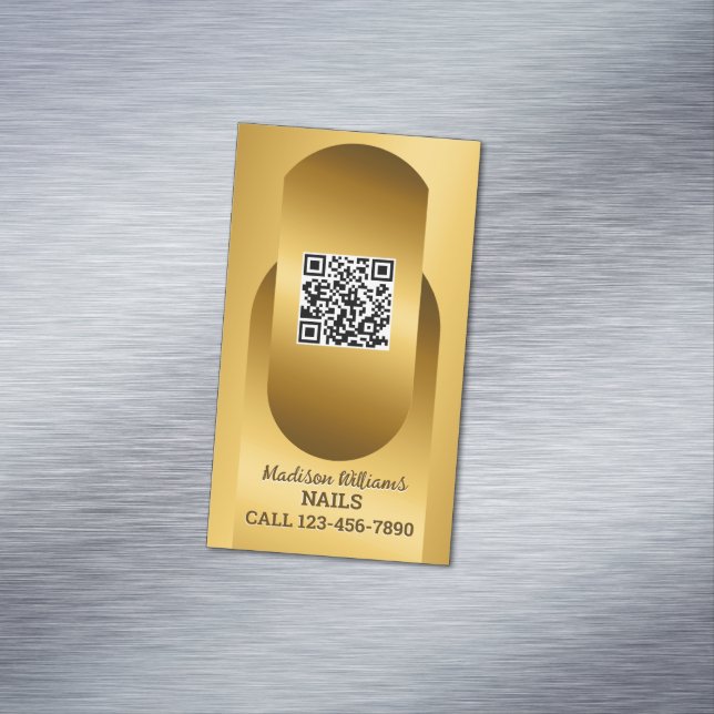 Nail Tech Custom QR Business Card (In Situ)