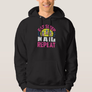 Nail Tech Manicure Nail Artist Women's Manicurist Hoodie