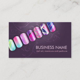 Nail Tech / Nail Art Business Card Template