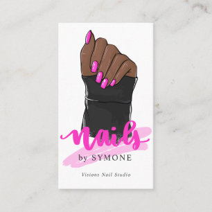 Nail Tech Nail Artist Nail Designer Nail Salon  Bu Business Card