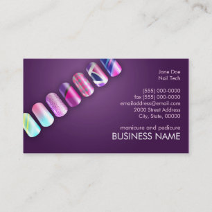 Nail Tech Professionals Business Card Template