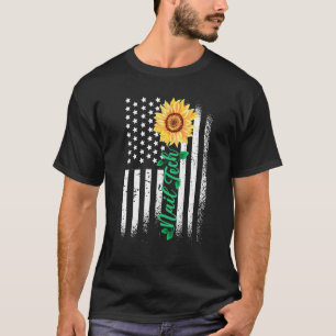 Nail Tech Quote Work Uniform Patriotic Usa America T-Shirt