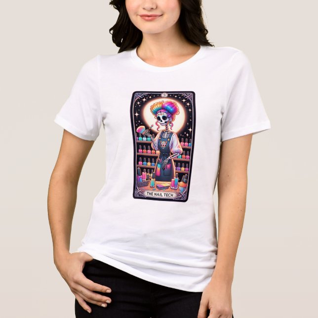 Nail Tech T-Shirt Tri-Blend Shirt (Front)