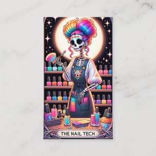 Nail Tech Tarot Card Business Card