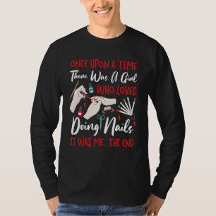 Nail Tech Work Uniform Nail Polish T-Shirt