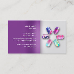 Nail Technician Appointment  Business  Card