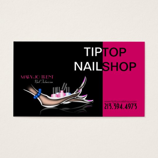 Nail Technician/Artist/Manicurist Business Card