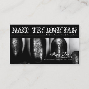 Nail Technician/Artist/Manicurist Business Card(2) Card