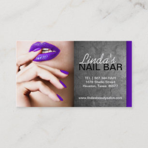 NAIL TECHNICIAN BUSINESS CARD