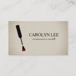Nail Technician Business Card