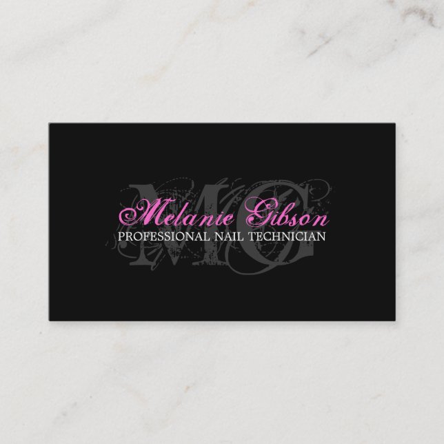 NAIL TECHNICIAN BUSINESS CARD (Front)