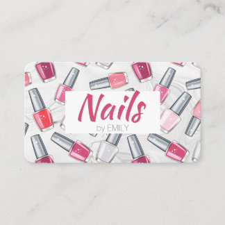 Nail Technician Business Card