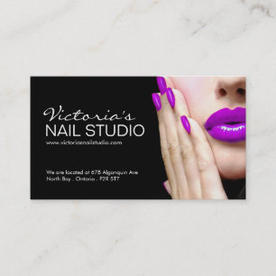 Nail Technician ~ Business Card Template