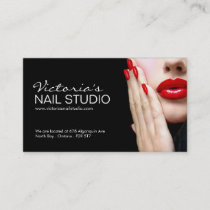 Nail Technician ~ Business Card Template