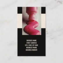 Nail Technician Business Cards