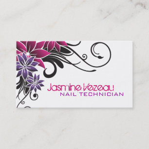 Nail Technician Business Cards