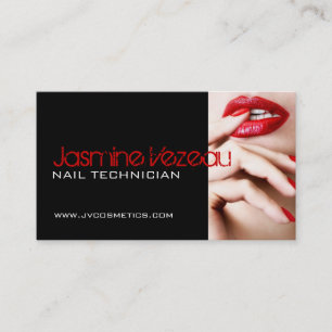 Nail Technician Business Cards