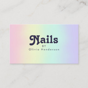 Nail Technician Business Cards Nail Artist