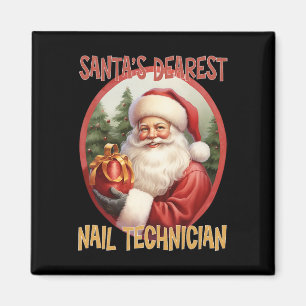 Nail Technician Christmas Holiday Love Xmas Magnet