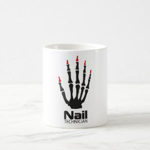 Nail technician coffee mug