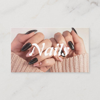 Nail Technician Customisable Business Cards