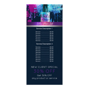 Nail technician Nail Polish Design Rack Card