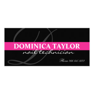 Nail Technician Price List Rack Card