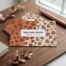 Nail Technician QR CODE Animal Skin Leopard Spot